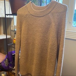 Beige crew neck sweater